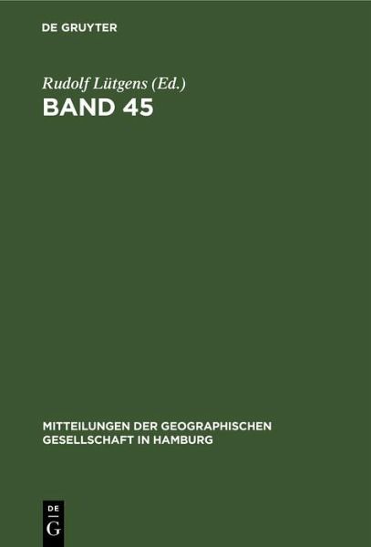 Band 45 (eBook, PDF) Band 45 (eBook, PDF)