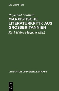 Cover Marxistische Literaturkritik aus Großbritannien (eBook, PDF)