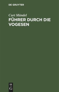 Cover Führer durch die Vogesen (eBook, PDF)