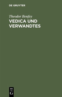 Vedica und Verwandtes (eBook, PDF) - Benfey, Theodor