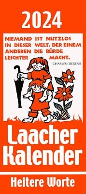 Cover Laacher Kalender Heitere Worte 2024