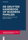 De Gruyter Handbook of Business Families (eBook, PDF)