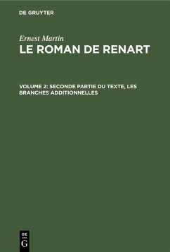 Seconde partie du texte, les branches additionnelles (eBook, PDF) - Martin, Ernest