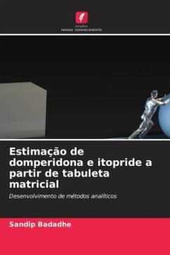 Estimação de domperidona e itopride a partir de tabuleta matricial - Badadhe, Sandip