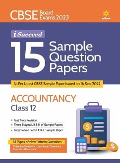 CBSE Board Exam 2023 I Succeed 15 Sample Question Papers Accountancy Class 12 - Makkar, Richa