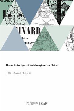 Cover Revue historique et archéologique du Maine