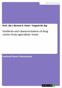 Synthesis and characterization of drug carrier from agriculture waste