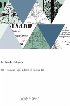 Archives du bibliophile - Claudin, Anatole