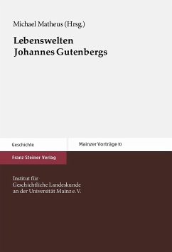 Cover Lebenswelten Johannes Gutenbergs (eBook, PDF)