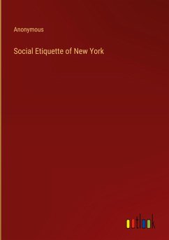 Cover Social Etiquette of New York