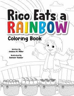 Rico Eats a Rainbow Coloring Book - Miller, Jessica M.