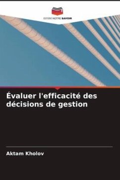 Cover Évaluer l'efficacité des décisions de gestion