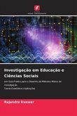 Investigação em Educação e Ciências Sociais