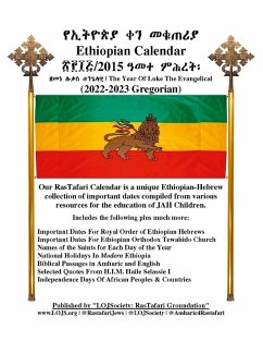 Cover Ethiopian Calendar 2015 - Rastafari Groundation Compilation 2022-2023
