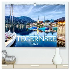 Das Jahr am Tegernsee (hochwertiger Premium Wandkalender 2024 DIN A2 quer), Kunstdruck in Hochglanz