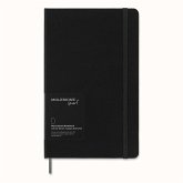 Moleskine Smart Notebook, Large, Plain, Black, Hard Cover (5 x 8.25)