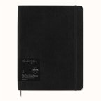 Moleskine Smart Notebook, Extra Large, Plain, Black, Soft Cover (7.5 x 10)