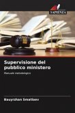 Supervisione del pubblico ministero