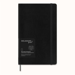 Moleskine Smart Notebook, Large, Plain, Sapphire Blue, Soft Cover (5 x 8.25)
