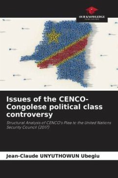 Issues of the CENCO-Congolese political class controversy - UNYUTHOWUN Ubegiu, Jean-Claude