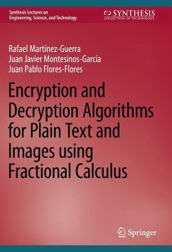 Cover Encryption and Decryption Algorithms for Plain Text and Images using Fractional Calculus (eBook, PDF)