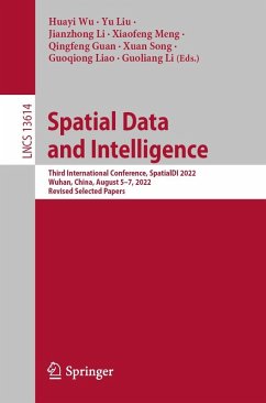 Cover Spatial Data and Intelligence (eBook, PDF)