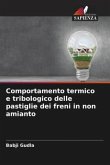 Comportamento termico e tribologico delle pastiglie dei freni in non amianto