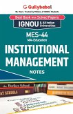 MES-44 Institutional Management