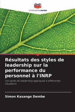 Résultats des styles de leadership sur la performance du personnel à l'INRP - Kasango Dembe, Simon