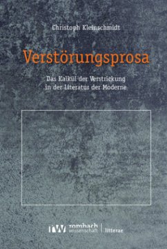 Cover Verstörungsprosa
