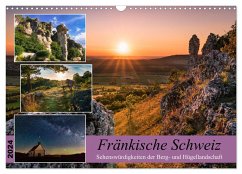 Fränkische Schweiz - Sehenswürdigkeiten der Berg- und Hügellandschaft (Wandkalender 2024 DIN A3 quer), CALVENDO Monatskalender