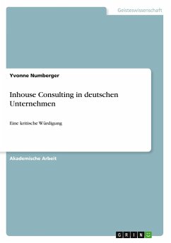Inhouse Consulting in deutschen Unternehmen - Numberger, Yvonne