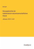 Sitzungsberichte der mathematisch-naturwissenschaftlichen Classe