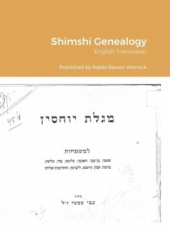 Cover Shimshi Genealogy