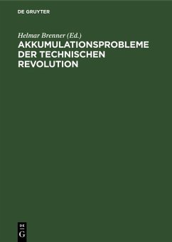 Akkumulationsprobleme der technischen Revolution (eBook, PDF)