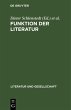 Funktion der Literatur (eBook, PDF) - Bild 1