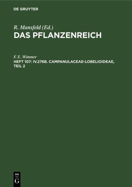IV.276b. Campanulaceae-Lobelioideae, Teil 2 (eBook, PDF)