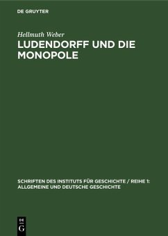 Cover Ludendorff und die Monopole (eBook, PDF)