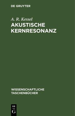 Cover Akustische Kernresonanz (eBook, PDF)
