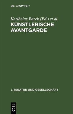 Künstlerische Avantgarde (eBook, PDF)