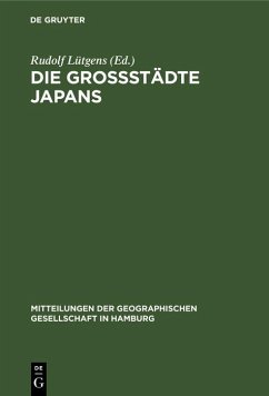 Die Großstädte Japans (eBook, PDF)