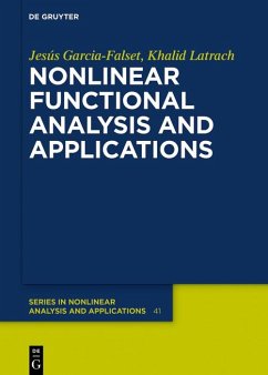 Nonlinear Functional Analysis and Applications (eBook, ePUB) - Garcia-Falset, Jesús; Latrach, Khalid
