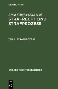 Cover Strafprozeß (eBook, PDF)