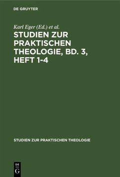 Cover Studien zur praktischen Theologie, Bd. 3, Heft 1-4 (eBook, PDF)