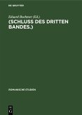(Schluss des dritten Bandes.) (eBook, PDF)