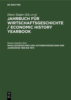 Cover Inhaltsverzeichnis und Autorenverzeichnis der Jahrgänge 1968 bis 1972 (eBook, PDF)