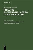 Indices ad Philonis Alexandrini opera, Pars 2 (eBook, PDF)