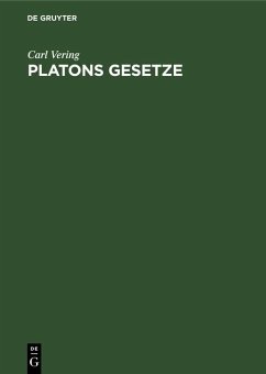 Platons Gesetze (eBook, PDF) - Vering, Carl