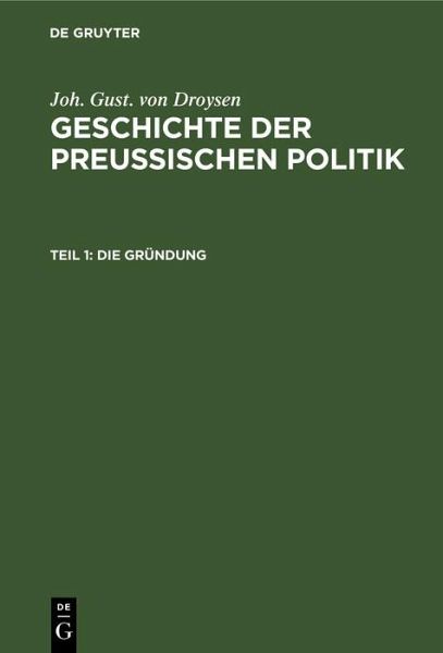 Die Gründung (eBook, PDF)