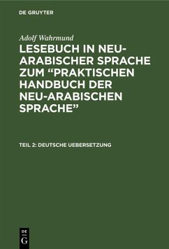 Deutsche Uebersetzung (eBook, PDF) - Wahrmund, Adolf